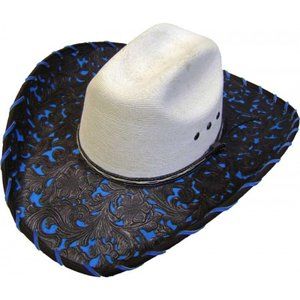 Sahuayo Truman W/ Tooled Faux Leather Unisex Hat